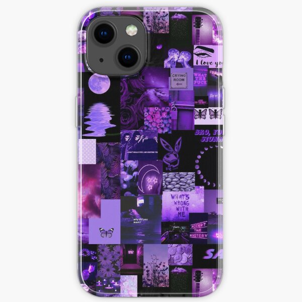 Purple Aesthetic Phone Case Iphone Case For Sale By Designs By Lily Redbubble