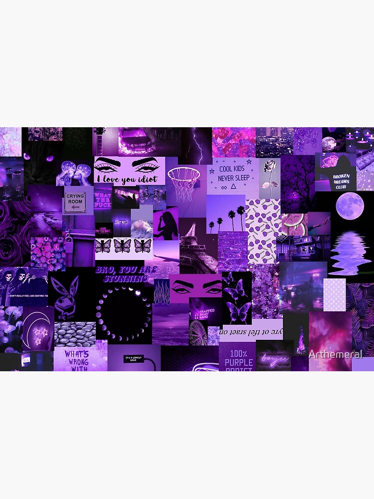 Featured image of post Aesthetic Backgrounds Purple Collage