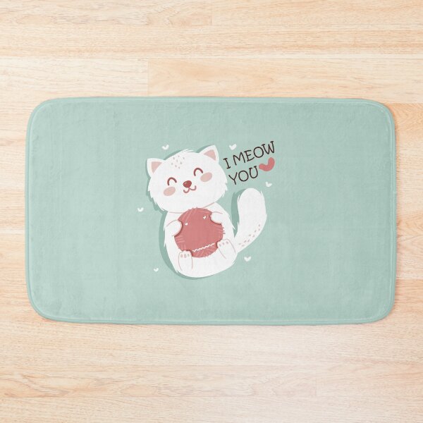Item preview, I MEOW YOU, I LOVE YOU, CAT, CATS, CAT LOVERS designed and sold by Little. Roses.