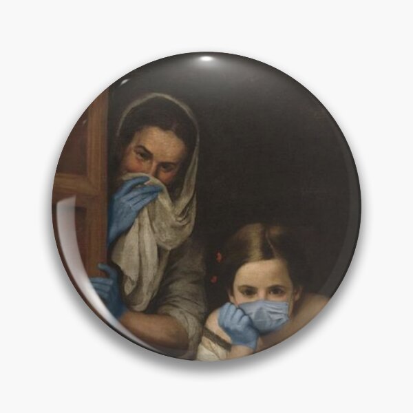 Item preview, two women at a window in a pandemic designed and sold by silviasxan.
