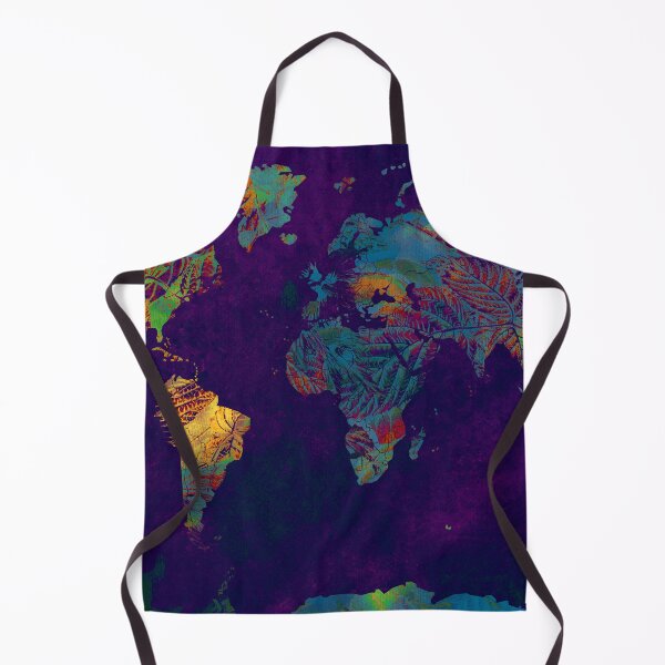 Item preview, world map blue yellow #map #worldmap designed and sold by JBJart.