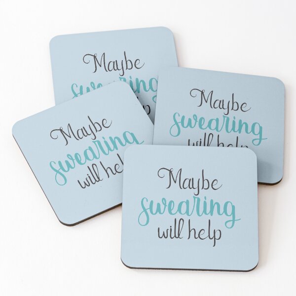 Item preview, Maybe Swearing Will Help. designed and sold by mosvaa.