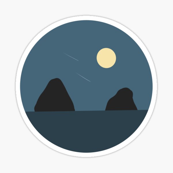 Night sky Sticker