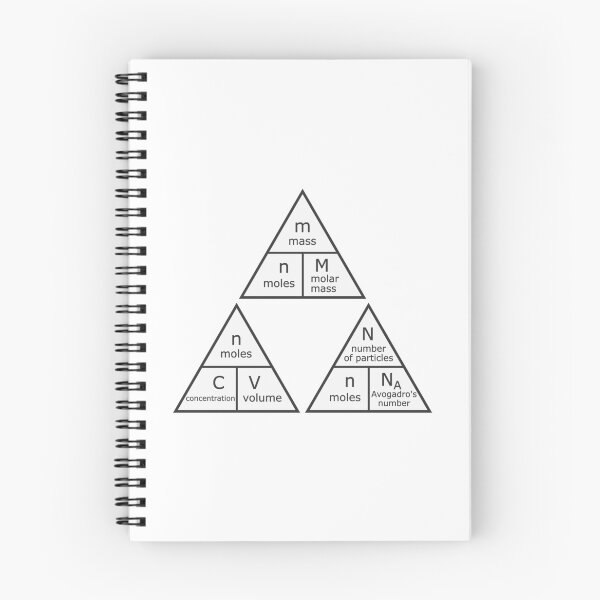 Item preview, Formula Triangles (Moles) designed and sold by ChemisTees.