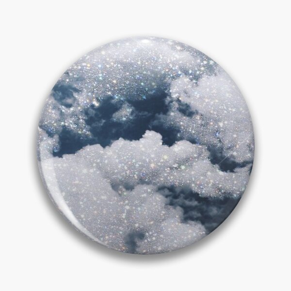 Item preview, Aesthetically pleasing sparkly glittery white clouds designed and sold by samararibas.