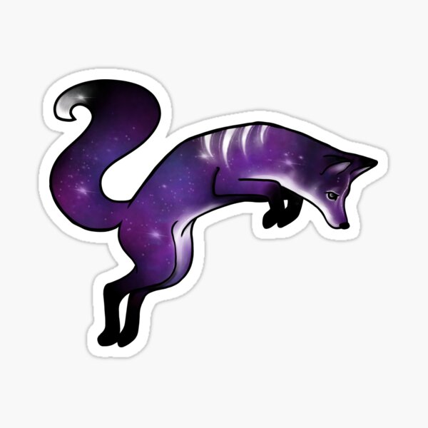 Galaxy Fox Sticker