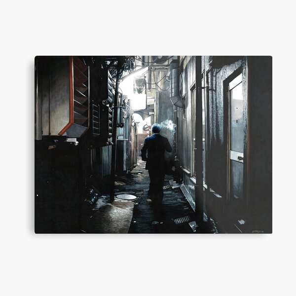 Dark alley Yakuza Metal Print