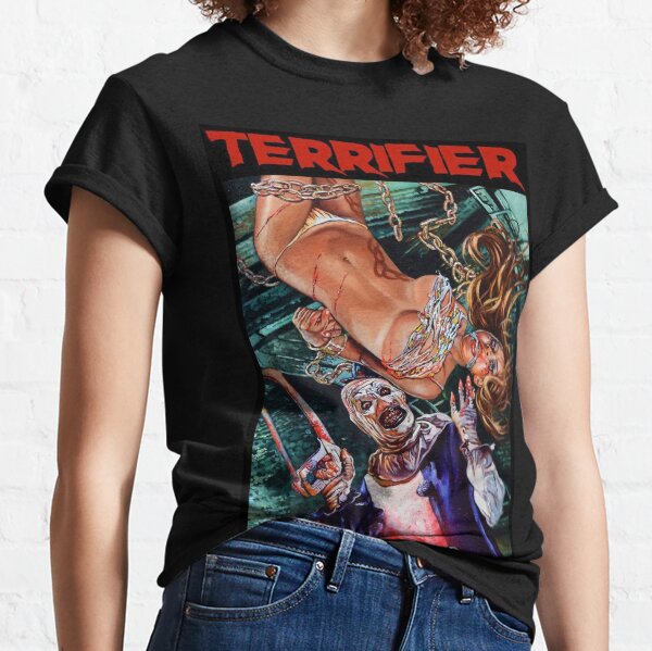 Terrifier art the clown horror movie art Classic T-Shirt