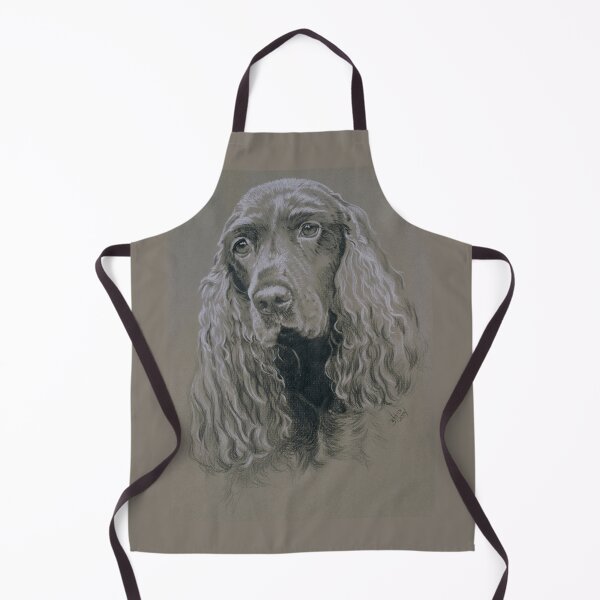 Item preview, Field Spaniel Portrait in Graphite designed and sold by BarbBarcikKeith.