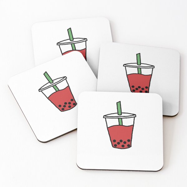 Item preview, red bobba designed and sold by stickersmel.