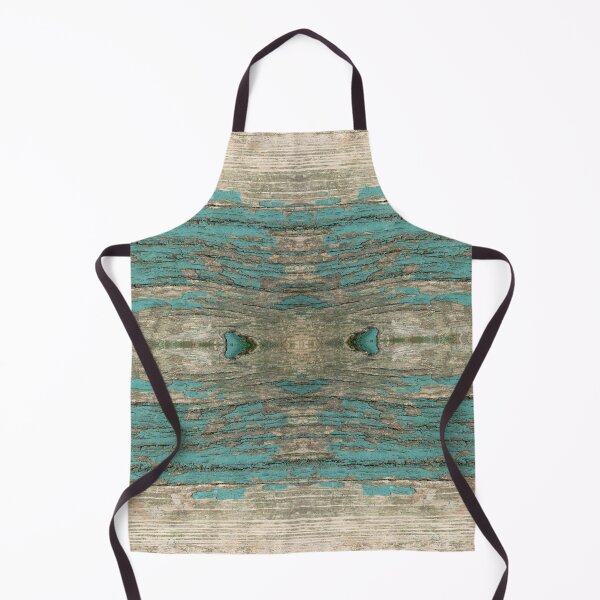 Item preview, Rustic weathered Wood - Weathered Wooden Plank - Beautiful knotty wood weathered turquoise paint designed and sold by TurningMoss.