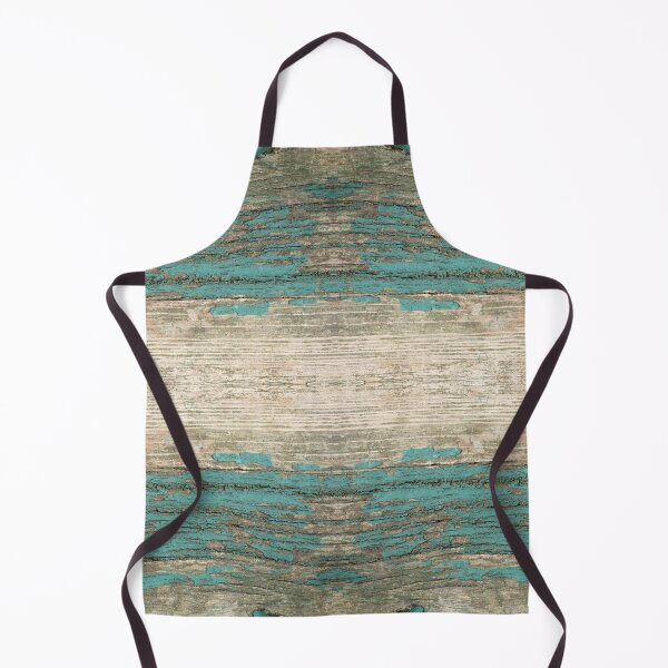 Item preview, Rustic Wood - Weathered Wooden Plank - Beautiful knotty wood weathered turquoise paint designed and sold by TurningMoss.
