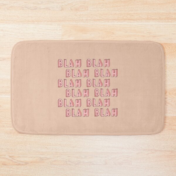 Item preview, Blah Blah Blah Funny Word Design  designed and sold by MissMiaGrl.