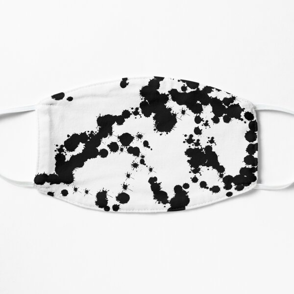 Oops! Black Ink Splatter / Spill Mask