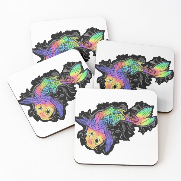 Item preview, Psychedelic Koi Fish designed and sold by drowsygirl.