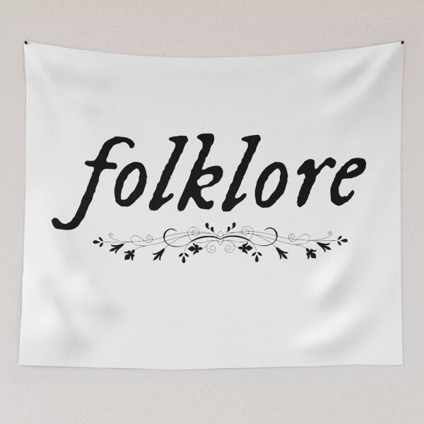 Item preview, Taylor Swift Folklore Album Title Flourish designed and sold by flowerfieldlane.