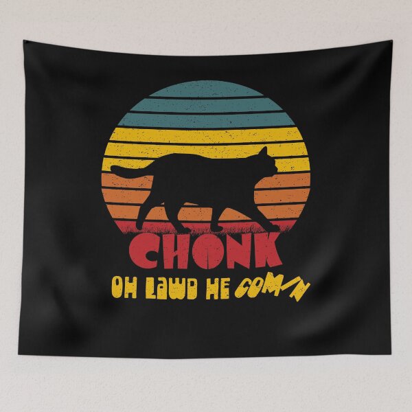 Item preview, Chonk Funny Fat Cat Meme Gift designed and sold by OzyManDiaS90.