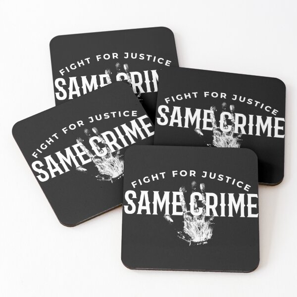 Item preview, Same Crime Fight for Justice  designed and sold by Funny-Vintage.