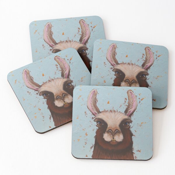 Item preview, Llama Portrait designed and sold by StressieCat.