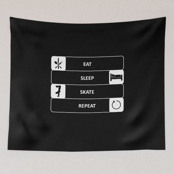 Item preview, Eat Sleep Skate Repeat - Sports - Hobby designed and sold by AndiHK.