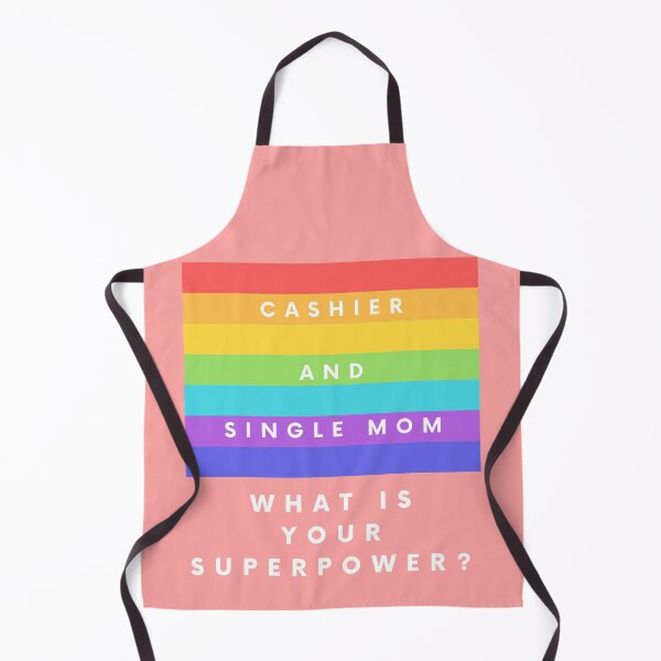 Item preview, cashier single mom lgbt rainbow flag designed and sold by amr badawy.