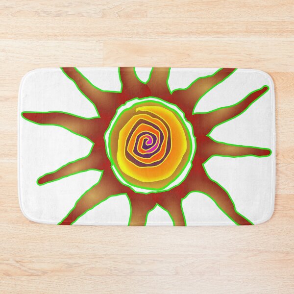 Item preview, Sol Sun Petroglyph Tribal Simple Repeating Pattern designed and sold by BartlettArt.