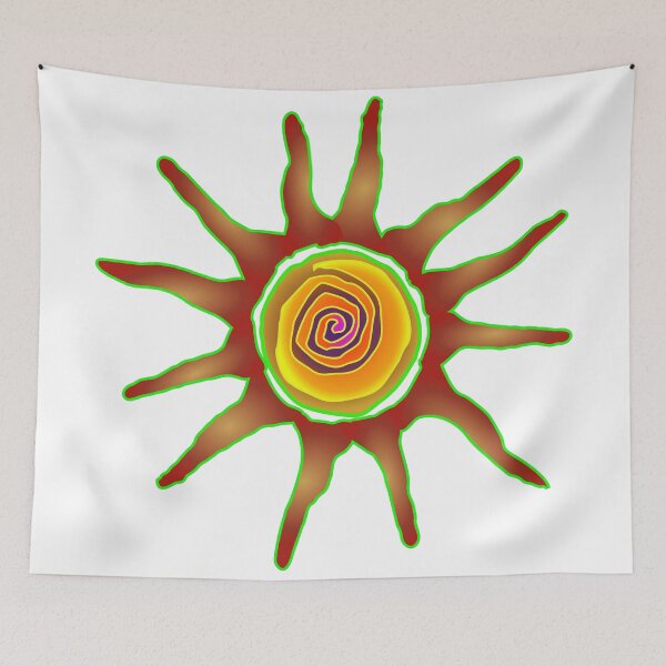 Item preview, Sol Sun Petroglyph Tribal Simple Repeating Pattern designed and sold by BartlettArt.