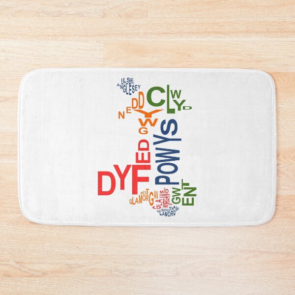 Item preview, County Map of Wales designed and sold by GeorgeLemon.