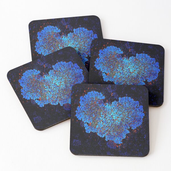Item preview, Blue Glow Heart designed and sold by Tovers.