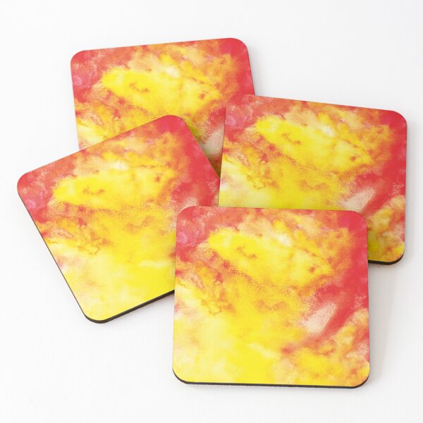 Item preview, Watercolor Red / Yellow handmade texture designed and sold by Geometricshow.