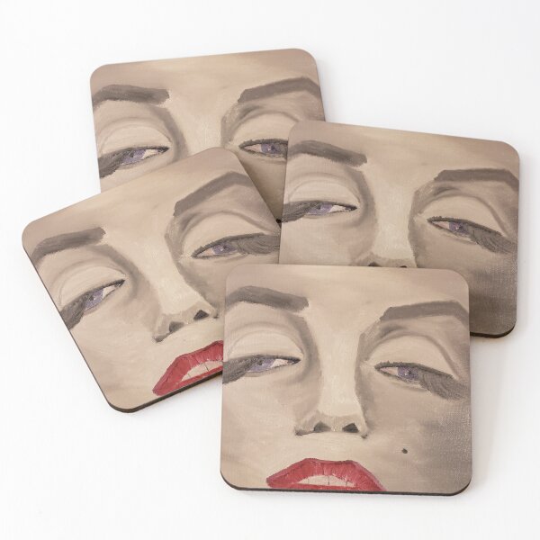 Item preview, Fancy face oil painting by Tabitha Kremesec designed and sold by Tabitha Kremesec.