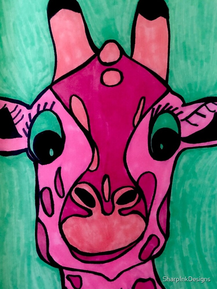 Thumbnail 5 of 5, iPhone Case, Pink Giraffe designed and sold by SharpInkDesigns.