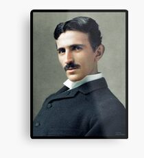 Nikola Tesla, ca. 1890 Metal Print