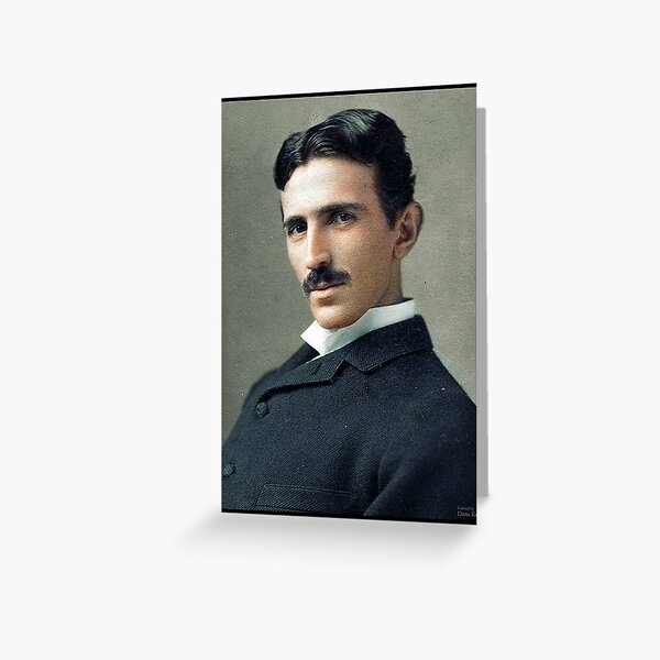 Item preview, Nikola Tesla, ca. 1890 designed and sold by Dana Keller.