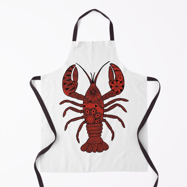 Item preview, Lobster (black and red, vertical) designed and sold by Calen Picard-Carroll.