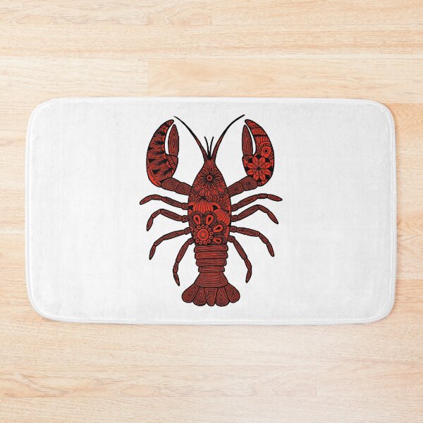 Item preview, Lobster (black and red, vertical) designed and sold by Calen  Picard-Carroll.