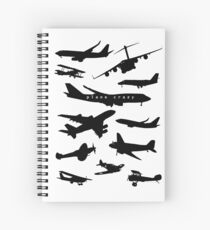 Plane Crazy Spiral Notebook
