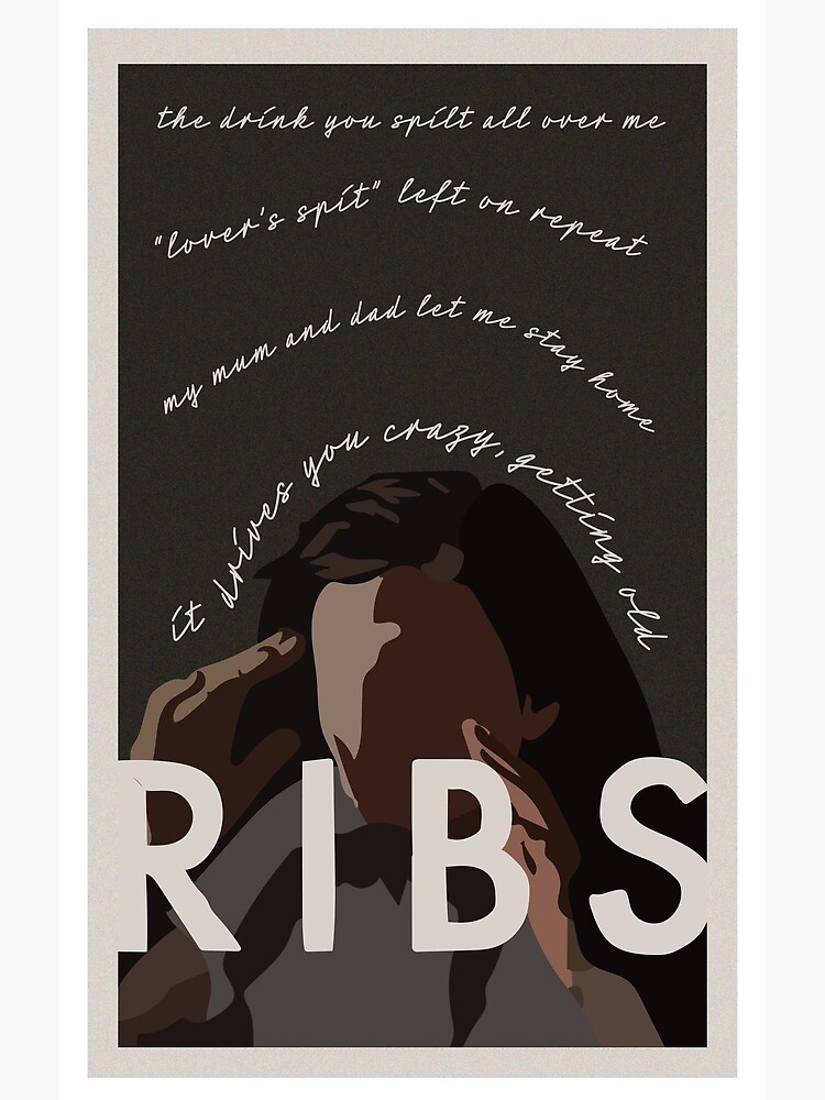 "Ribs by Lorde Poster" Poster for Sale by caromerkel Redbubble
