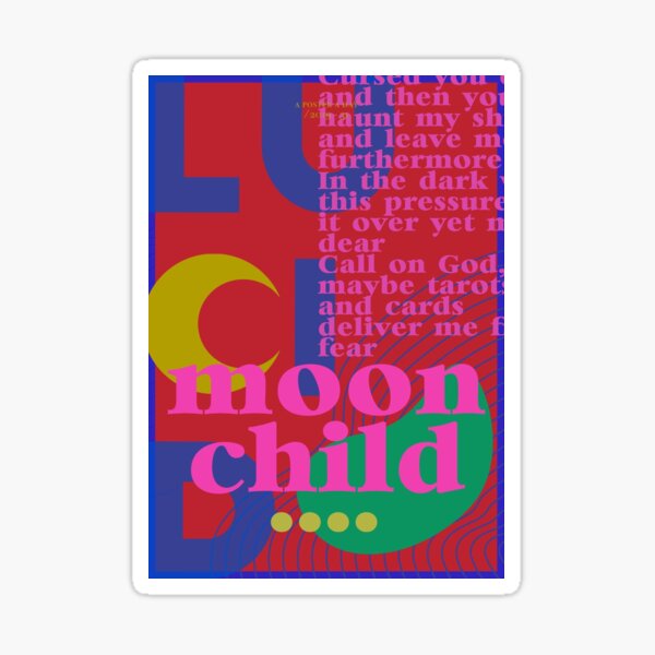 Artikel-Vorschau von RM 'MOONCHILD' Poster, designt und verkauft von bagtag101.