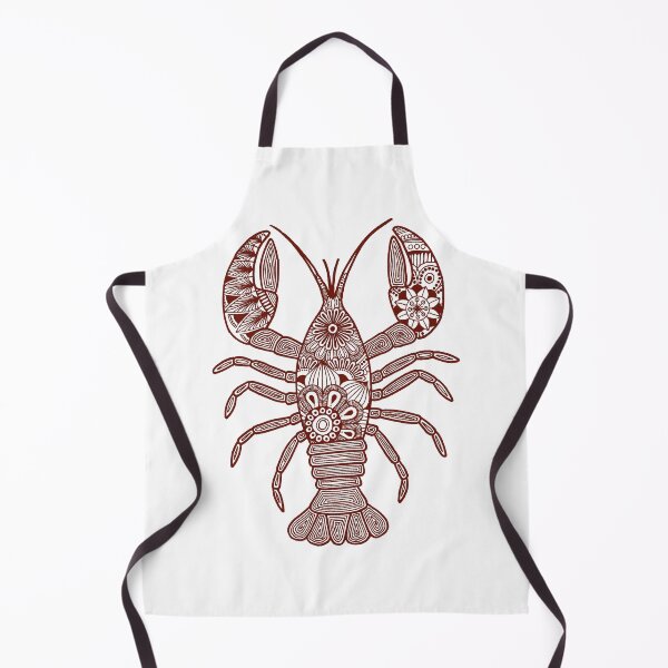 Item preview, Lobster (brown and white, vertical) designed and sold by Calen Picard-Carroll.