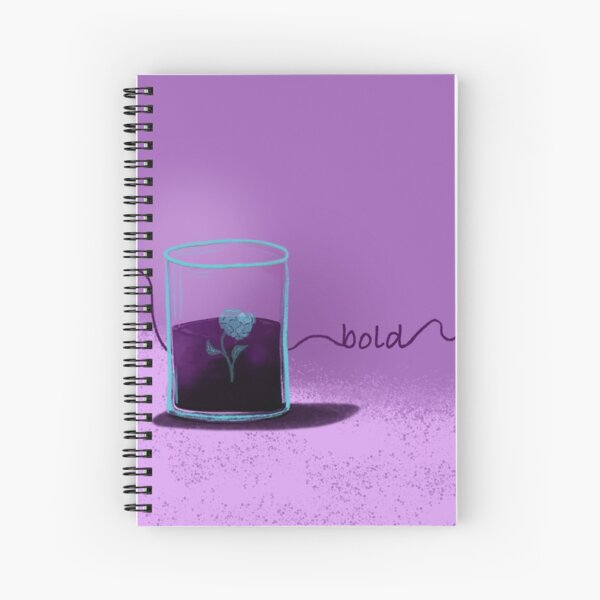 Enjoy Bold Wine, Italian Tumbler Style Spiral Notebook