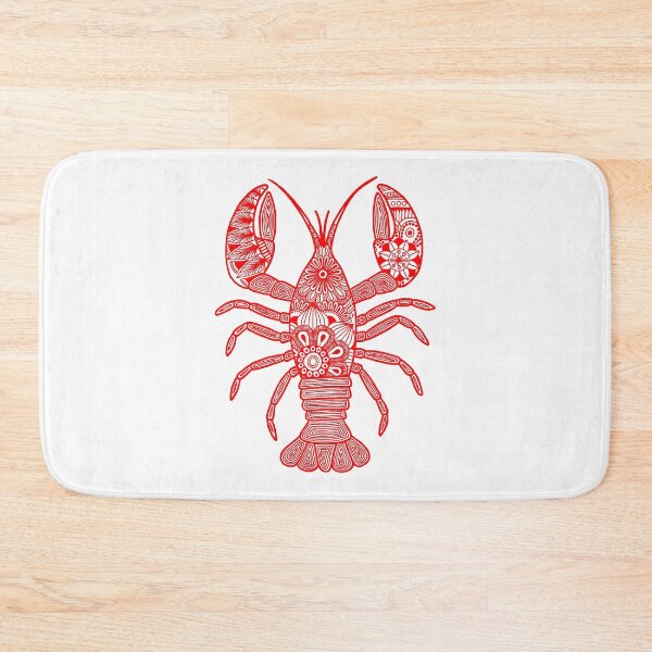Item preview, Lobster (red and white, vertical) designed and sold by Calen  Picard-Carroll.