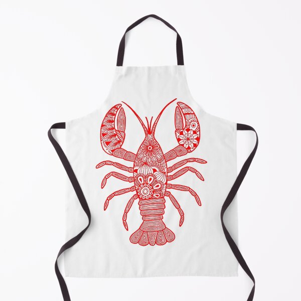 Item preview, Lobster (red and white, vertical) designed and sold by Calen Picard-Carroll.