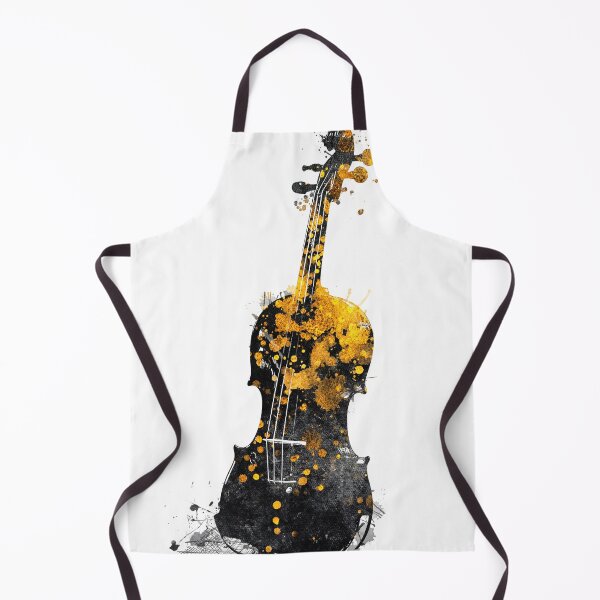 Item preview, Violin music art gold and black #violin #music designed and sold by JBJart.