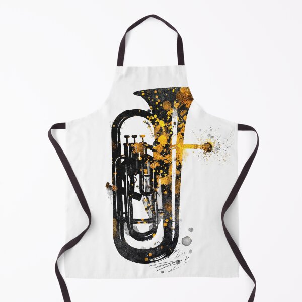 Item preview, Euphonium music art gold and black #euphonium #music designed and sold by JBJart.