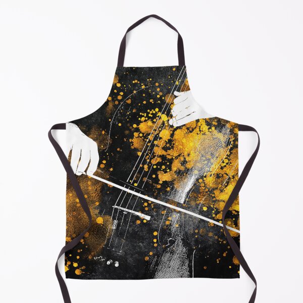 Item preview, Violin music art gold and black #violin #music designed and sold by JBJart.