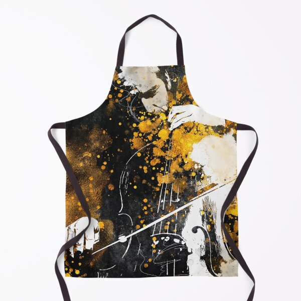 Item preview, Violin music art gold and black #violin #music designed and sold by JBJart.