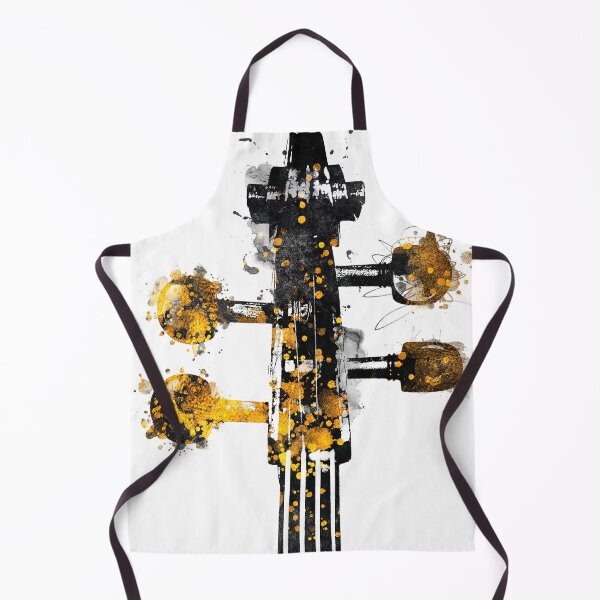Item preview, Violin music art gold and black #violin #music designed and sold by JBJart.