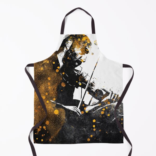 Item preview, Violin music art gold and black #violin #music designed and sold by JBJart.