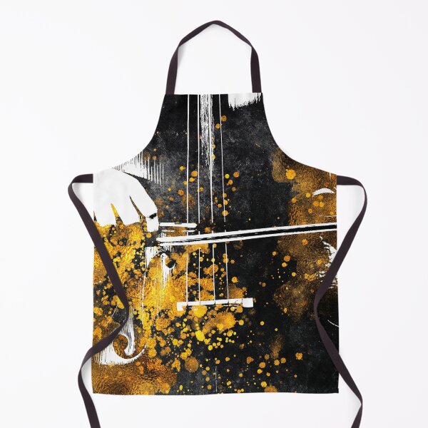 Item preview, Violin music art gold and black #violin #music designed and sold by JBJart.